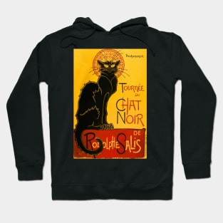 Vintage Le Chat Noir Black Cat Paris Hoodie